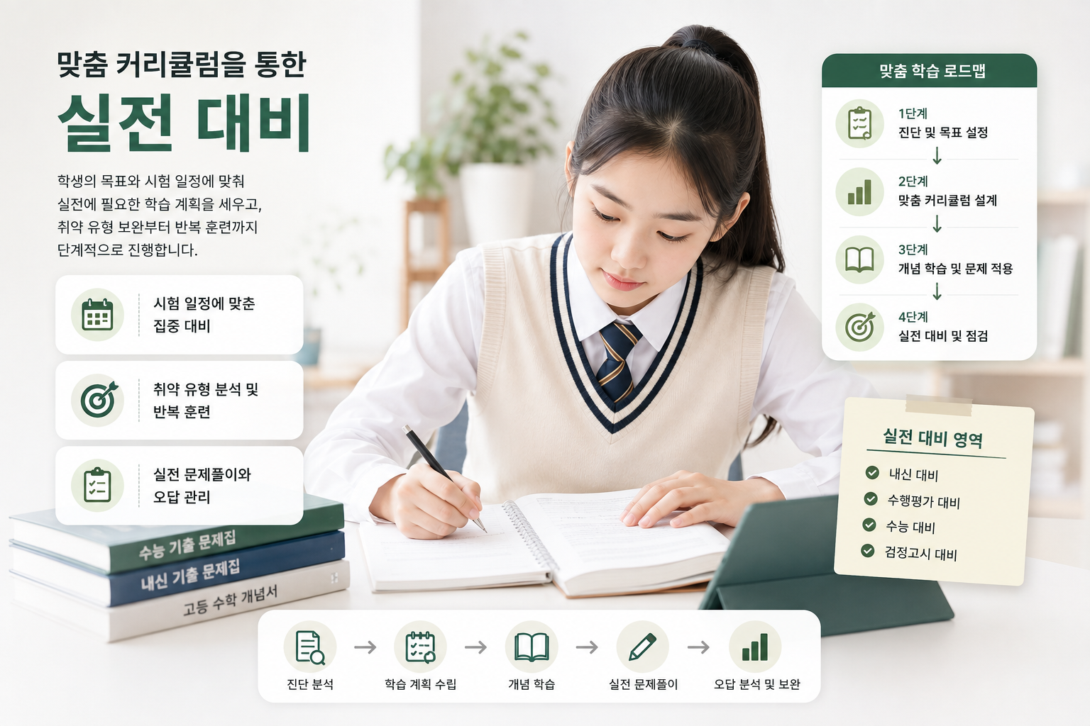 맞춤 커리큘럼을 통한 실전 대비